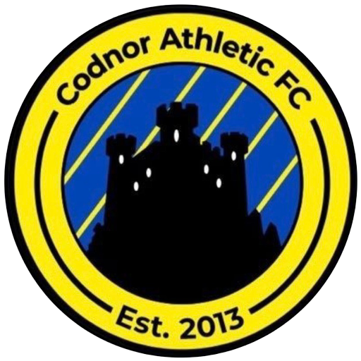 Codnor Athletic club crest — custom teamwear by Peaq