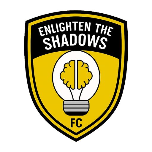 Enlighten The Shadows club crest — custom teamwear by Peaq