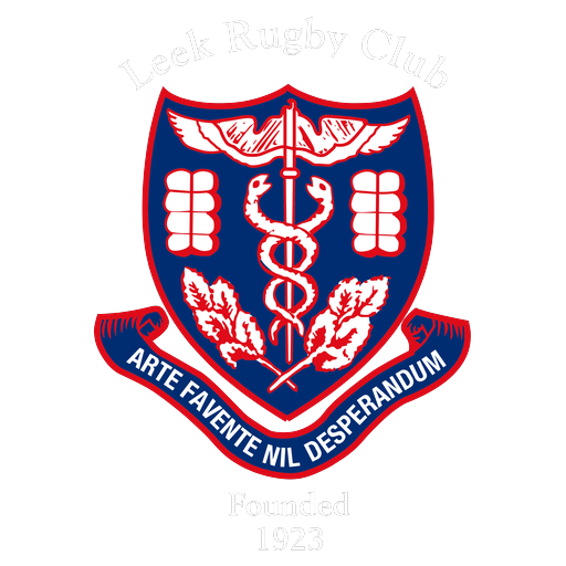 Leek RFC club crest — custom teamwear by Peaq