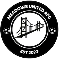 Meadows United club crest — custom teamwear by Peaq