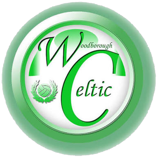 Woodborough Celtic club crest — custom teamwear by Peaq